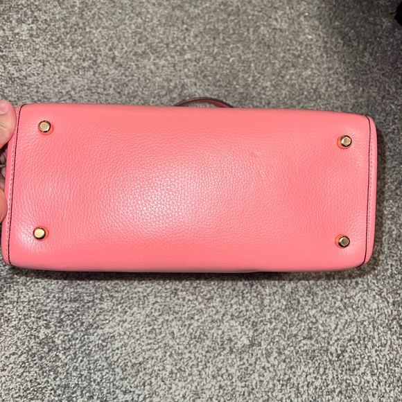 Coach Pink Monogram Tote with Structured Design - Picture 5 of 12